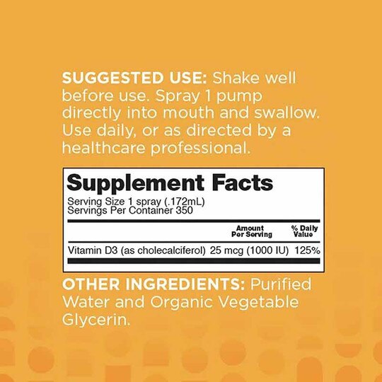 Vitamin D3 Spray, 2 Oz, NBP