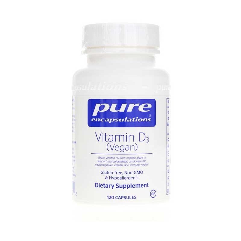 Vitamin D3 (Vegan) 50 Mcg, Pure Encapsulations