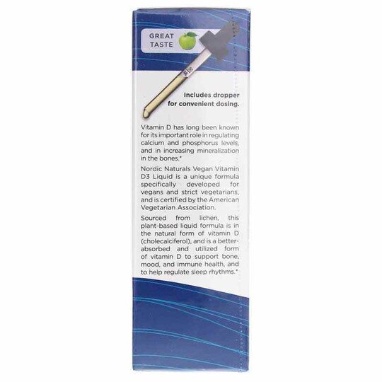 Vitamin D3 Vegan Liquid, 1 Oz, NRN