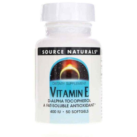 Vitamin E 400 IU d-Alpha Tocopherol, 50 Softgels, SNN
