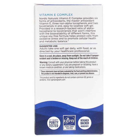 Vitamin E Complex, 30 Softgels, NRN