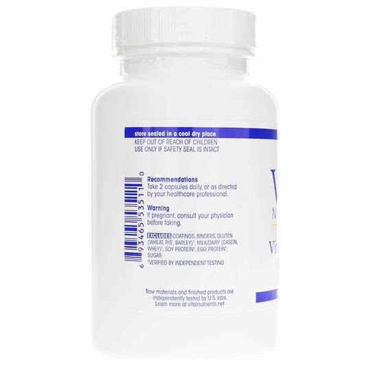 Vitamin E Succinate 536 Mg, 100 Veg Capsules, VTN