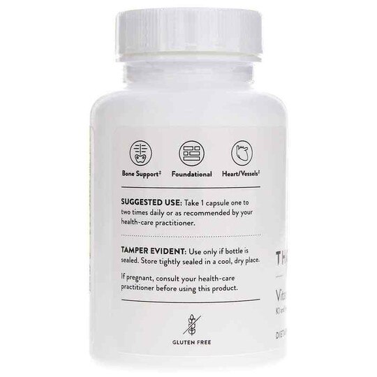 Vitamin K, 60 Veg Capsules, THR