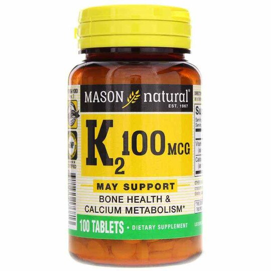 Vitamin K2 100 Mcg, 100 Tablets, MSN