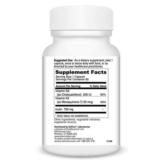 Vitamin K2 Plus, 60 Capsules, DL