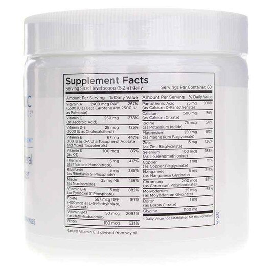 Vitamin/Mineral Base Powder, 60 Servings, MTM