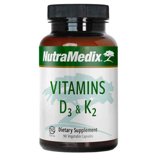 Vitamins D3 & K2, 90 Capsules, NTX