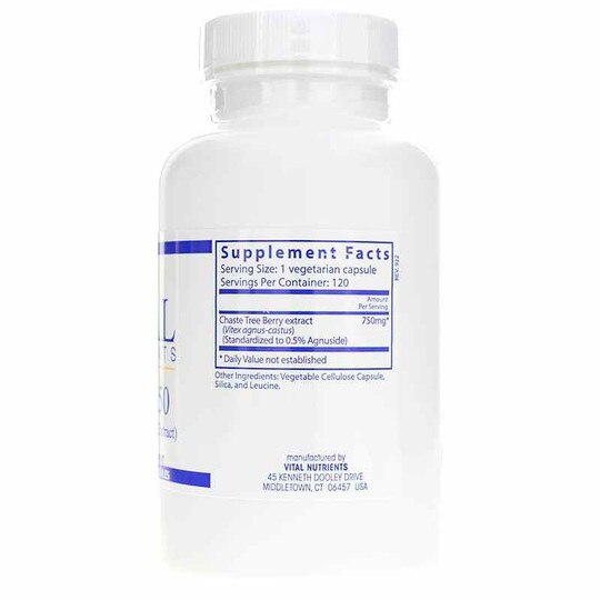 Vitex 750, 120 Veg Capsules, VTN