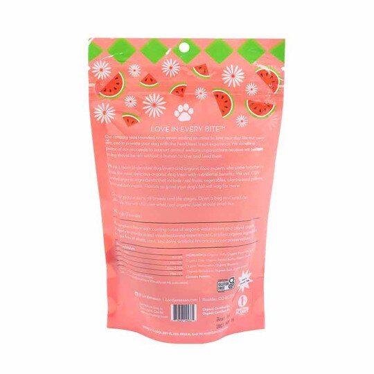Watermelon Pops Vegan Dog Treats, 6 Oz, LJ