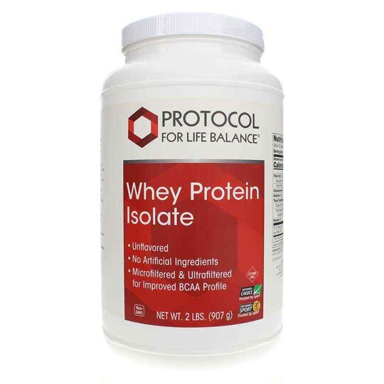 Whey Protein Isolate Unflavored, 2 Lbs, PFLB
