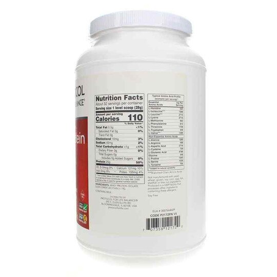 Whey Protein Isolate Unflavored, 2 Lbs, PFLB