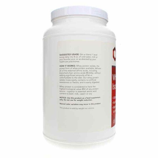 Whey Protein Isolate Unflavored, 2 Lbs, PFLB