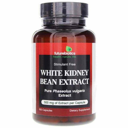 White Kidney Bean Extract 500 Mg, 100 Capsules, FB