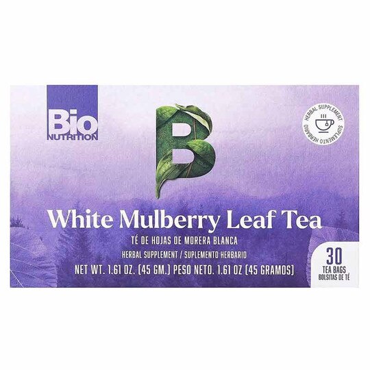 White Mulberry Leaf Tea, 30 Tea Bags, BNU