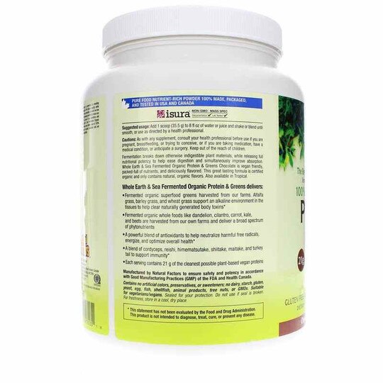 Whole Earth & Sea Fermented Protein & Greens, NF