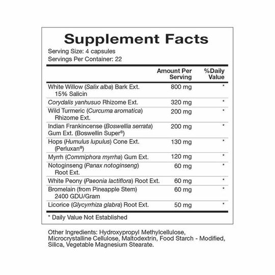 Willow Relief, 90 Capsules, NHP