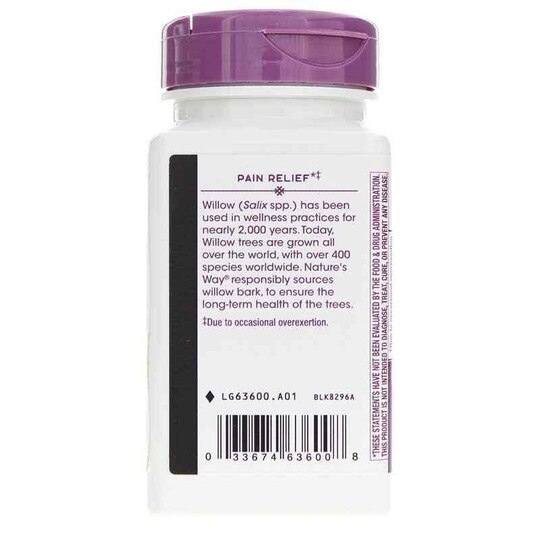 Willow Standardized, 60 Veg Capsules, NWA