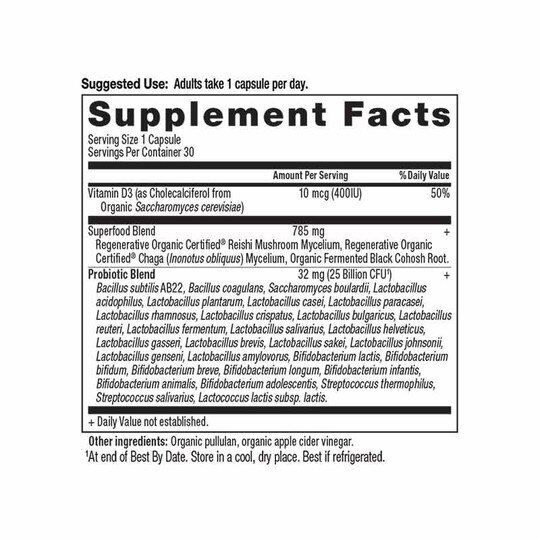 Women's 50+ Once Daily Probiotics 25 Billion CFU, 30 Capsules, ANN