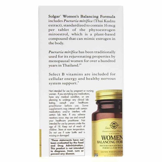 Women's Balancing Formula, 60 Tab, SLG