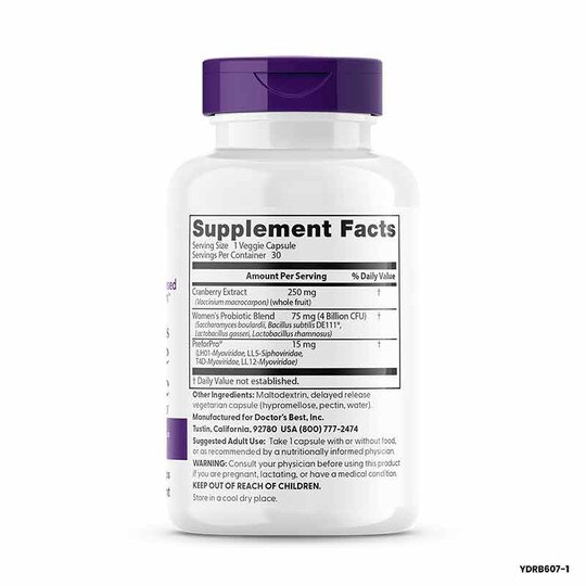 Women's Digestive Probiotic Prebiotic, DRB
