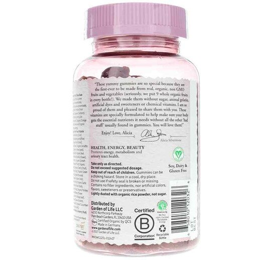 Women's Multi Whole Food Multivitamin Gummies, 120 Gum, GOLM