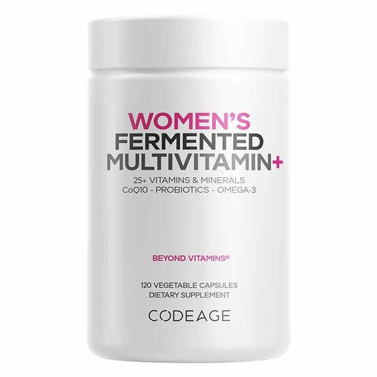 Women's Multivitamin Fermented, 120 Capsules, CDE