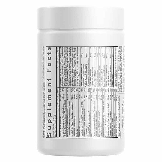 Women's Multivitamin Fermented, 120 Capsules, CDE