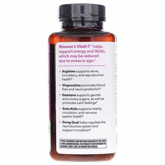 Women's Vitali-T Libido & Mood Support, 70 Veg Capsules, LSE