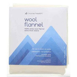 Wool Flannel for Castor Oil Packs Large 1