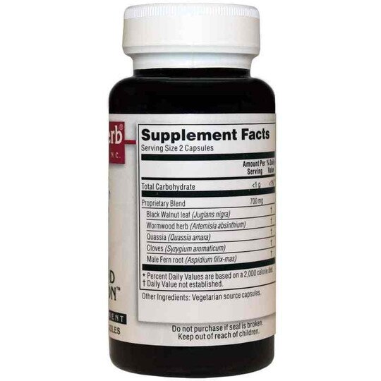 Wormwood Combination, 100 Veg Capsules, KRH