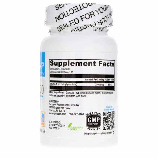 Xcellent A 7500 Mcg, 60 Veg Capsules, XYM