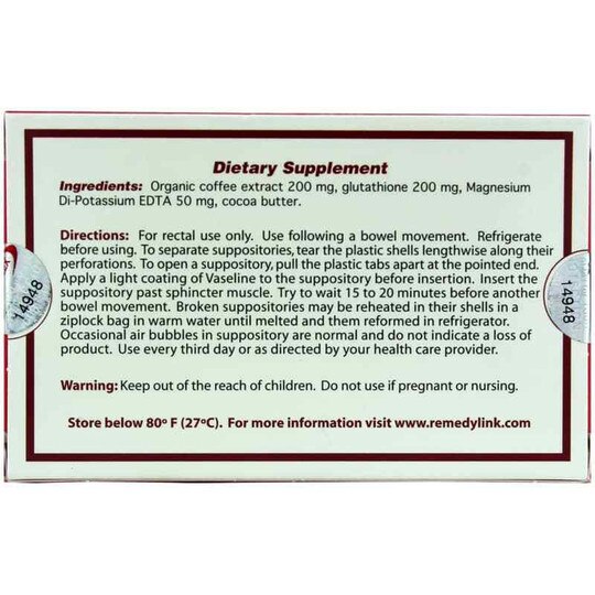 Xeneplex Detoxification Support Suppository, 10 Supposi, RML