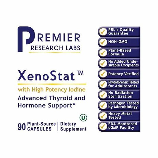 XenoStat Thyroid and Hormone Support, 90 Veg Capsules, PRL