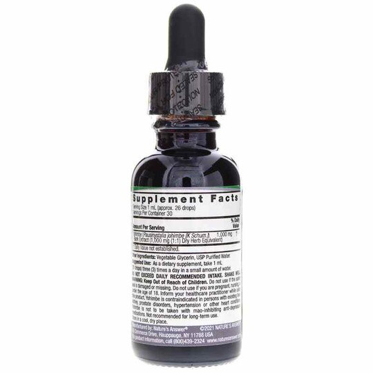 Yohimbe Extract Alcohol-Free, 1 Oz, NAN