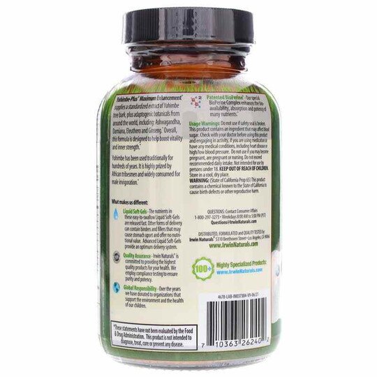 Yohimbe-Plus, 100 Liquid Softgels, IRN