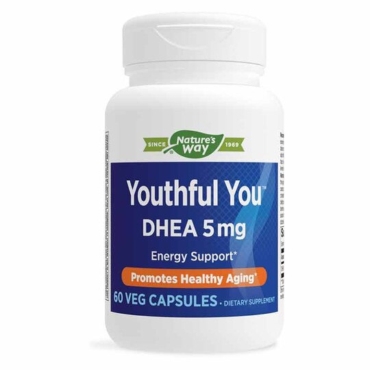 Youthful You DHEA 5 Mg, 60 Veg Capsules, NWA