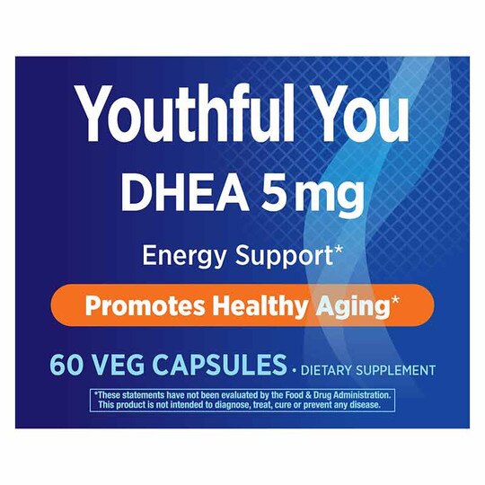 Youthful You DHEA 5 Mg, 60 Veg Capsules, NWA