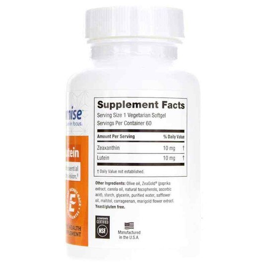Zeaxanthin + Lutein, 60 Softgels, EPM