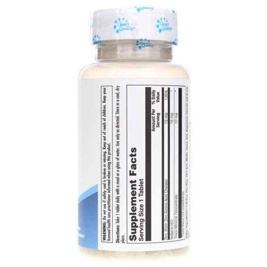 Zinc 15+, 100 Tablets, KAL