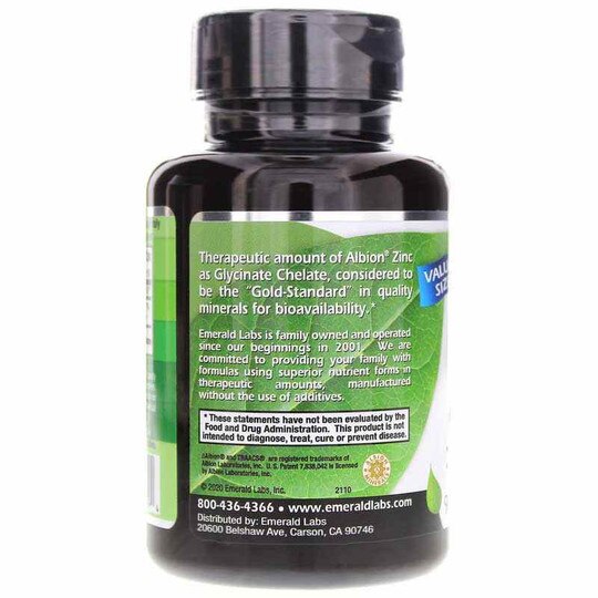 Zinc 25 Mg, 90 Veg Capsules, EMD