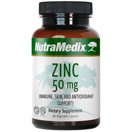Zinc 50 Mg, 60 Veg Capsules, NTX