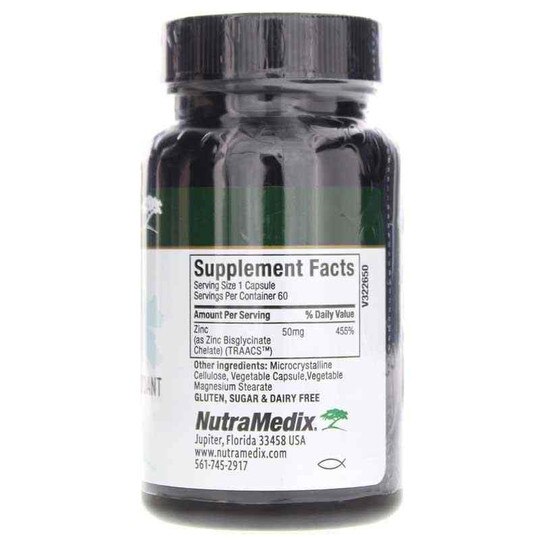 Zinc 50 Mg, 60 Veg Capsules, NTX