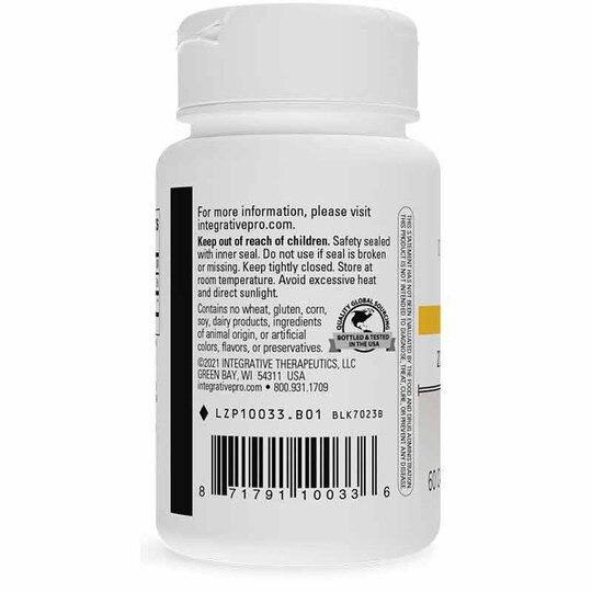Zinc-Carnosine, 60 Veg Capsules, INT