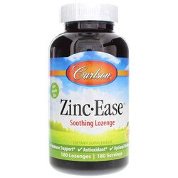 Zinc-Ease Soothing Lozenge, Carlson Labs 1