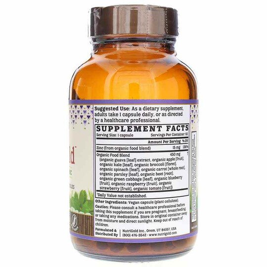 Zinc Gold 15 Mg, NutriGold