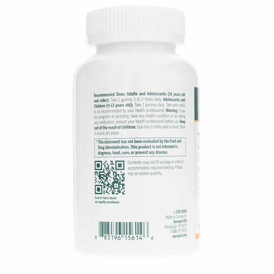 Zinc Gummies, 100 Gummies, GEN