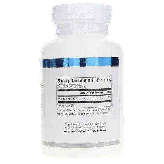 Zinc Lozenges, 100 Lozenges, DGL