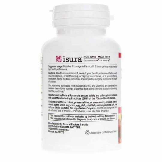 Zinc Lozenges, Natural Factors