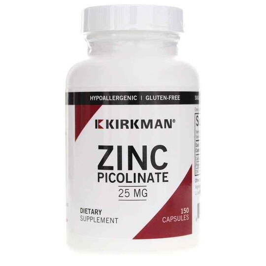 Zinc Picolinate 25 Mg, 150 Capsules, KRK
