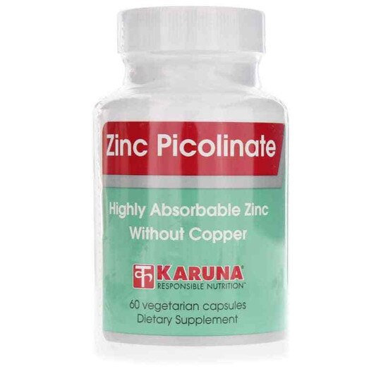 Zinc Picolinate, 60 Veg Capsules, KRU